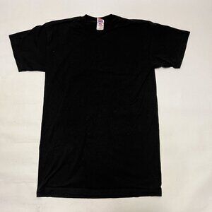 Bayside Short Sleeve Blank Tee Black Large Tall